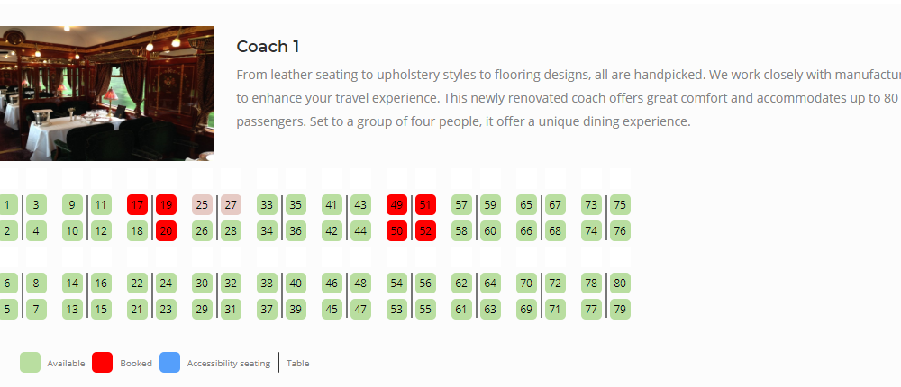 Wordpress Seating Chart